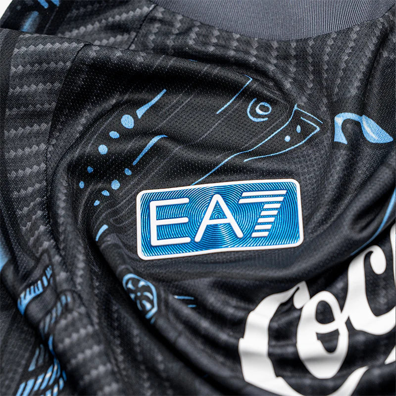 SSC Napoli Ebony Training Soccer Jersey 2025/26 Top Soccer Jerseys Store