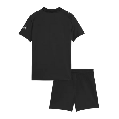Kid's Manchester City Away Soccer Jersey Kit(Jersey+Shorts) 2025/26 Go Game Wear