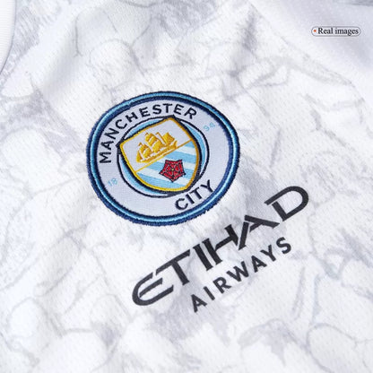 Kid's Manchester City KidSuper Soccer Jersey Kit(Jersey+Shorts) 2025/26