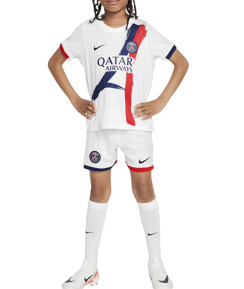 Kid's PSG Away Soccer Jersey Kit(Jersey+Shorts+Socks) 2025/26 Top Soccer Jerseys Store