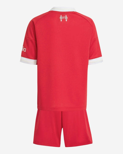 Liverpool Kids Home Soccer Jersey 2025/26 (Jersey+Shorts) Top Soccer Jerseys Store