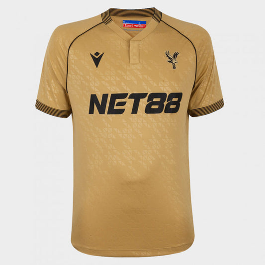 Player Version Crystal Palace Eagle Gold Shirt Soccer Jersey 2025/26 - Slim Fit Top Soccer Jerseys Store