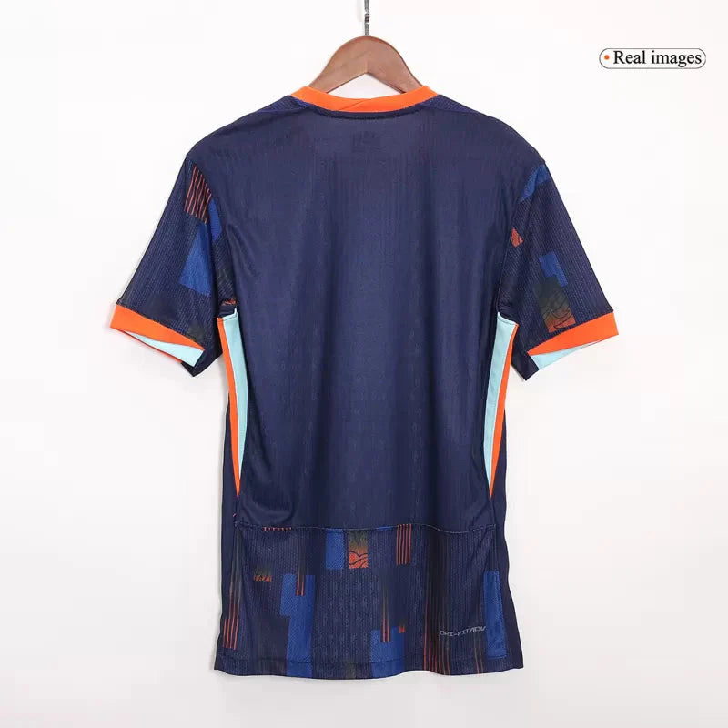 Player Version Netherlands Away Soccer Jersey 2024 EURO - Slim Fit topsoccerjerseys.com