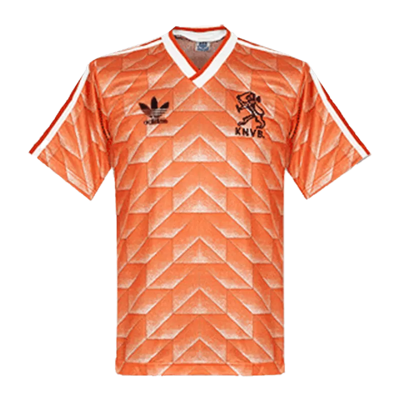Retro Netherlands Home Soccer Jersey 1988 topsoccerjerseys.com