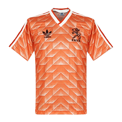 Retro Netherlands Home Soccer Jersey 1988 topsoccerjerseys.com