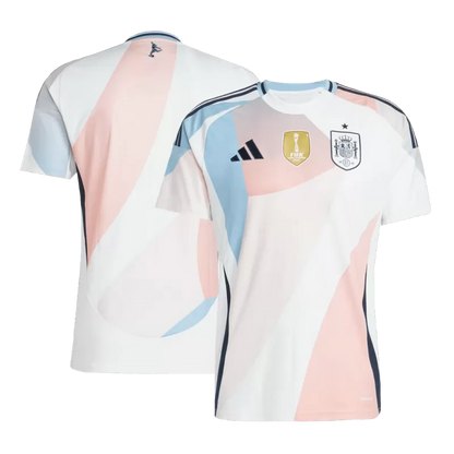 Spain Away Soccer Jersey 2025 Women's Euro Go Game Wear