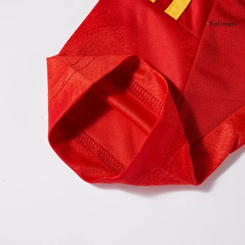 Kid's Spain Home Soccer Jersey Kit(Jersey+Shorts+Socks) 2024/25 Go Game Wear