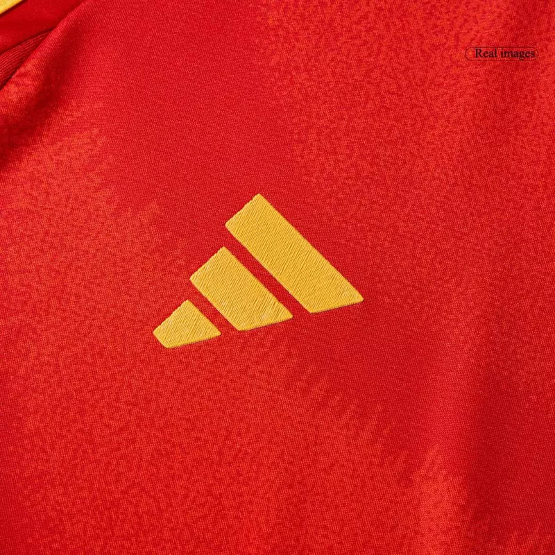 Kid's Spain Home Soccer Jersey Kit(Jersey+Shorts+Socks) 2024/25 Go Game Wear