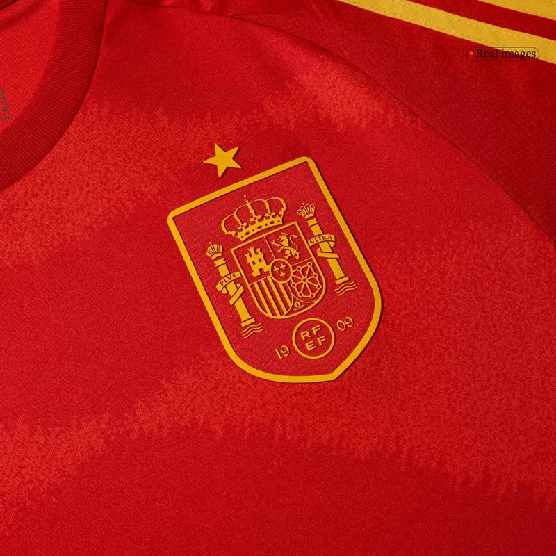 Spain Home Soccer Jersey Euro 2024 Go Game Wear
