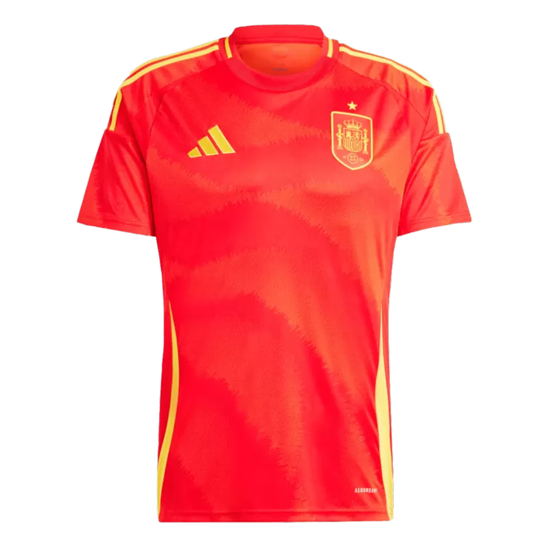 Spain Home Soccer Jersey Kit(Jersey+Shorts) 2024/25 Go Game Wear