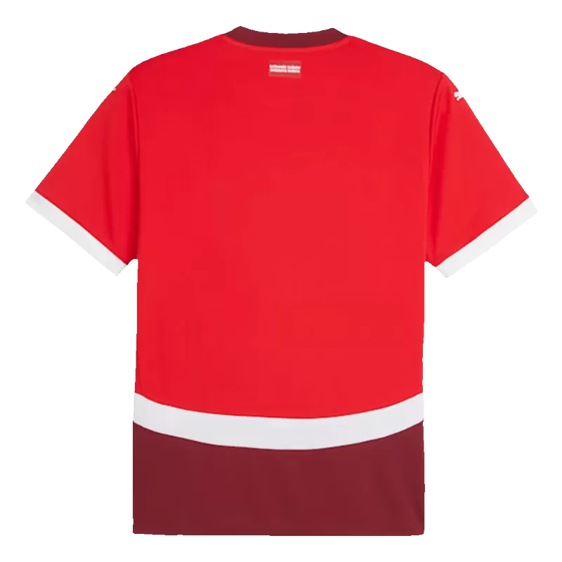 Switzerland Home Soccer Jersey Euro 2024 topsoccerjerseys.com