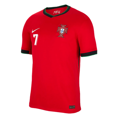 [Super Quality] Men's Portugal RONALDO #7 Home Soccer Jersey Euro 2024 Go Game Wear