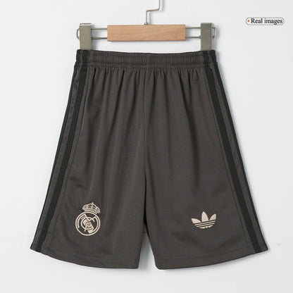 Kid's Real Madrid Third Away  Soccer Jersey Kit(Jersey+Shorts+Socks) 2024/25 Top Soccer Jerseys Store