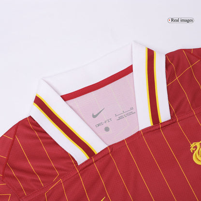 CHIESA #14 Liverpool Home  Soccer Jersey 2024/25 Top Soccer Jerseys Store