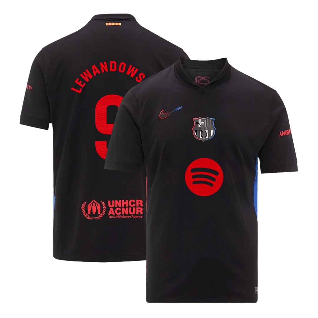 LEWANDOWSKI #9 Barcelona Away  Soccer Jersey 2024/25 Top Soccer Jerseys Store