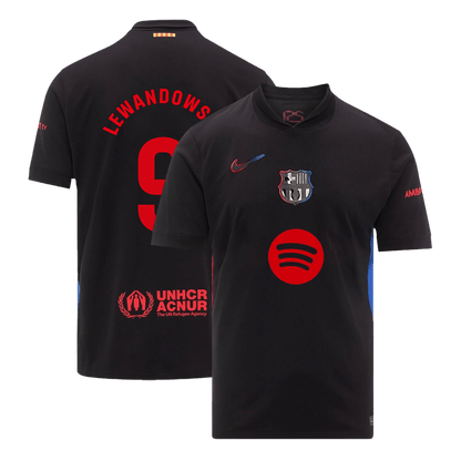 LEWANDOWSKI #9 Barcelona Away  Soccer Jersey 2024/25 Top Soccer Jerseys Store