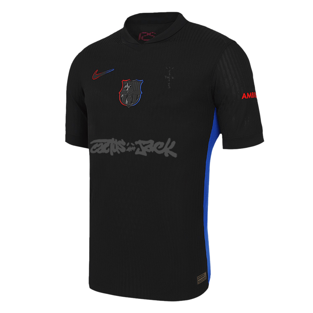 Player Version Barcelona X Travis Scott Away Soccer Jersey 2024/25 Go Game Wear