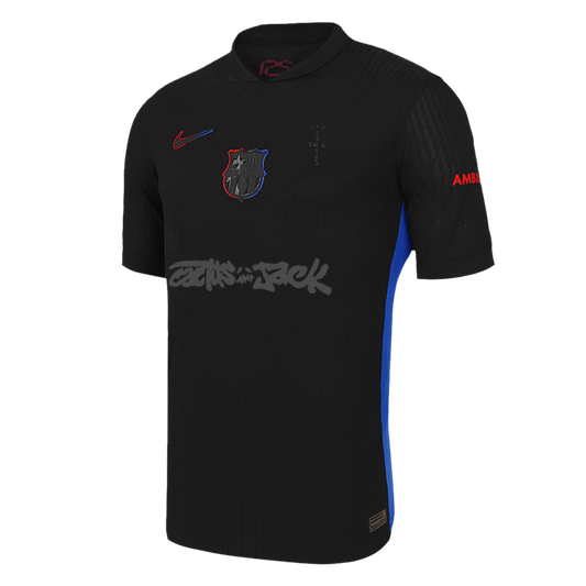 Player Version Barcelona X Travis Scott Away Soccer Jersey 2024/25 Go Game Wear
