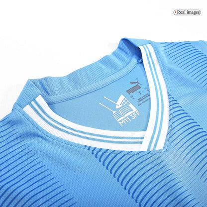 Manchester City CHAMPIONS OF EUROPE #23 Home  Soccer Jersey 2023/24 Top Soccer Jerseys Store