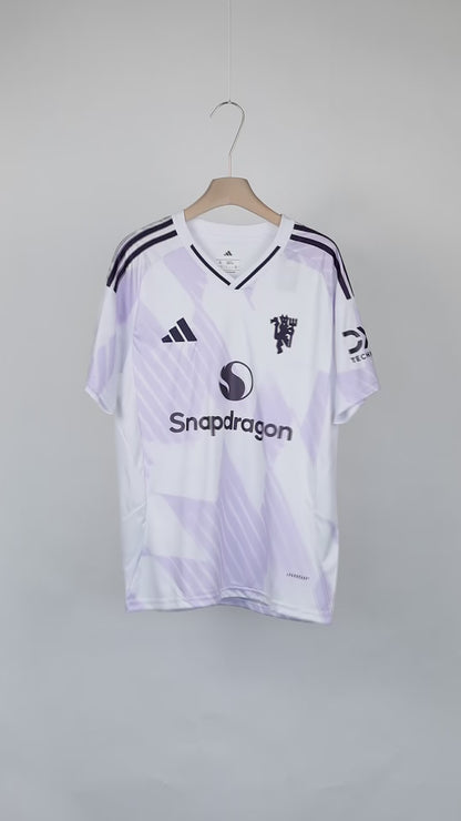 Manchester United Away Soccer Jersey Kit(Jersey+Shorts) 2025/26